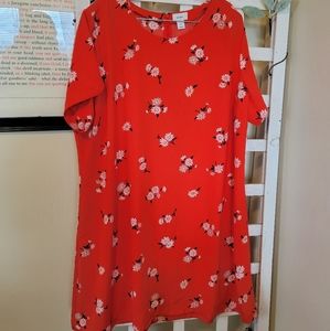 NWT Orange Flower Dress